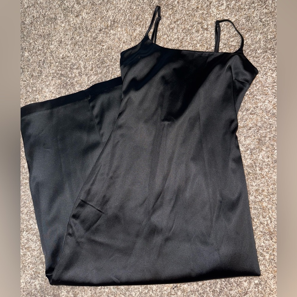 Abercrombie & Fitch Black Satin Dress